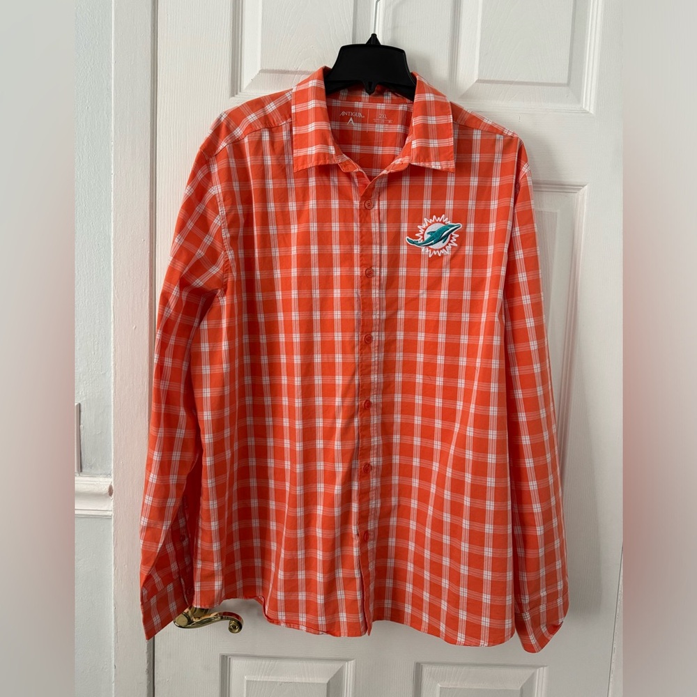 Miami Dolphins Button Up Shirt